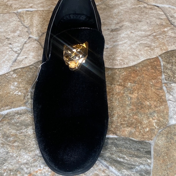 Terroni Black Men\'s Slip-On Dress Shoe-Fashionable-Italian Design main image 4